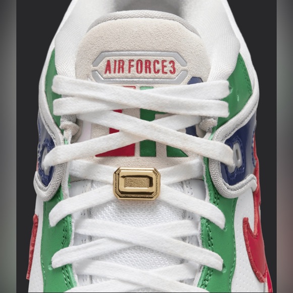 ✨NEW in BOX LMT EDT NIKE Air Force 3 Low x Nigo Blue Void & Tour Yellow W5.5/M4 - Picture 12 of 12